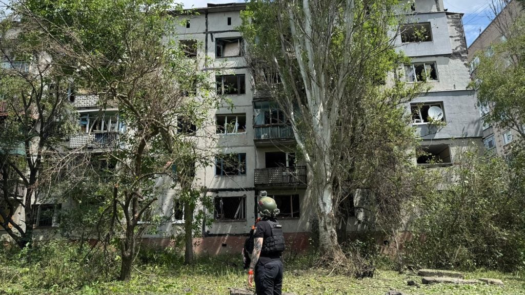 В Константиновку прилетел русский Смерч