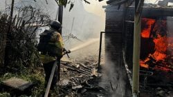 На Донетчине спасатели ликвидировали последствия очередных ударов российской оккупационной армии (фото)