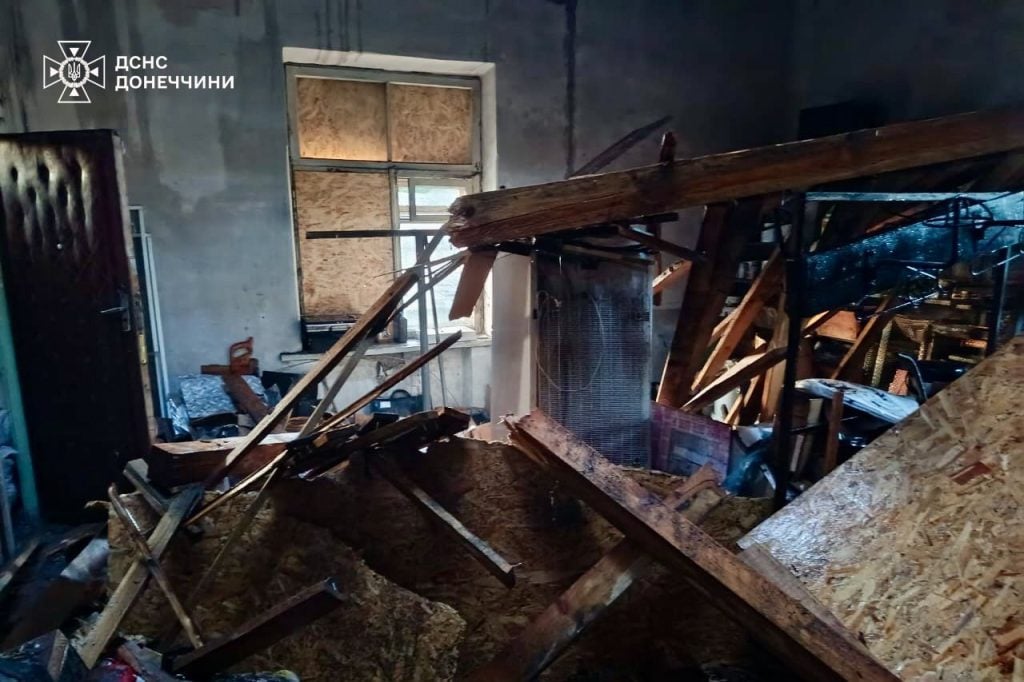В Родинском дрон атаковал пожарную часть