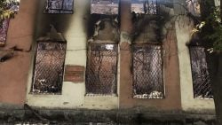 Сгорела дотла Вторая Покровская нотариальная контора: документы сохранили