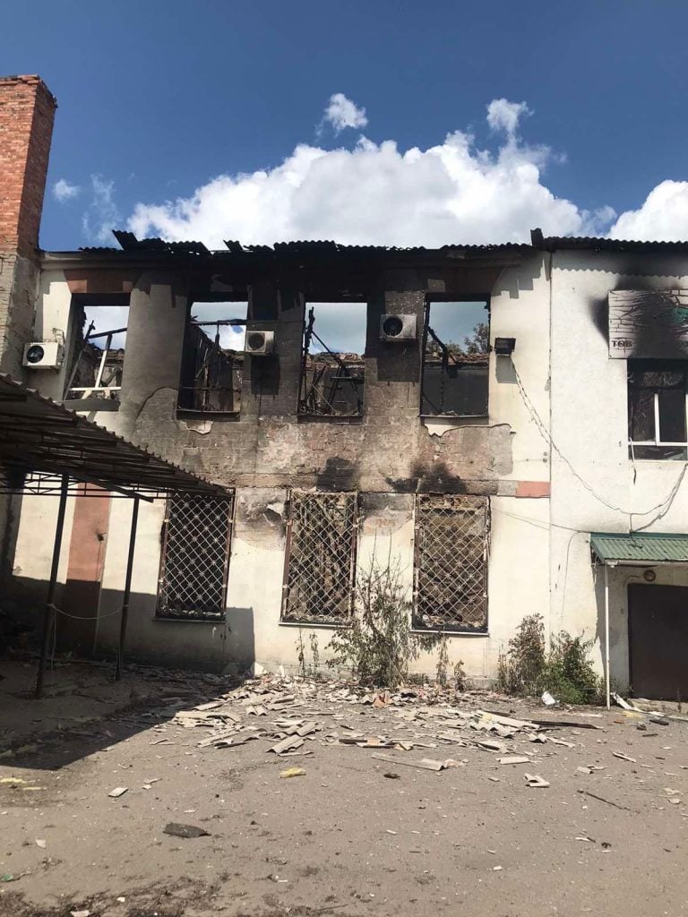 Згоріла вщент Друга Покровська нотаріальна контора