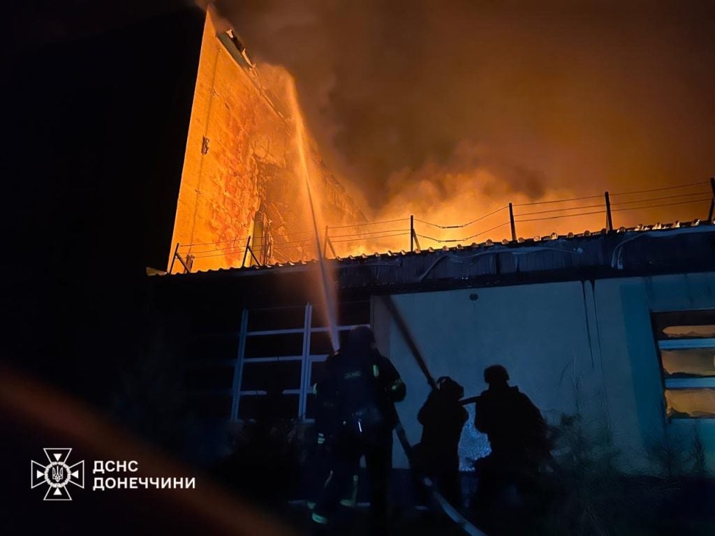пожары в Донецкой области